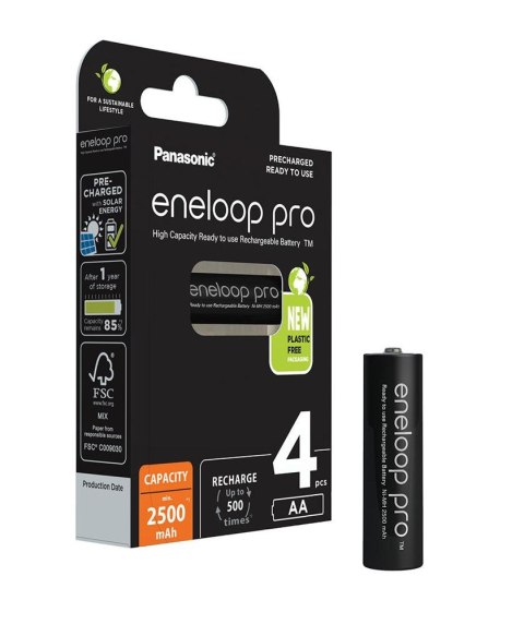 PANASONIC ENELOOP PRO AA 2500mAh 4 szt