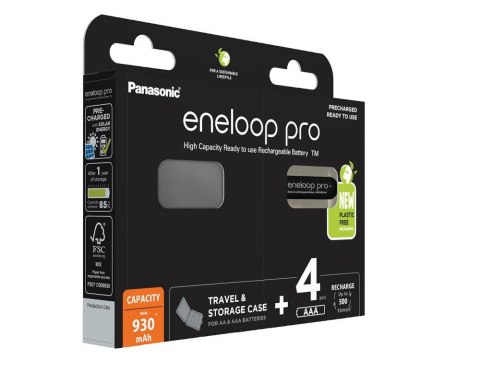 PANASONIC. ENELOOP PRO R03/AAA 930mAh 4 szt blister + box