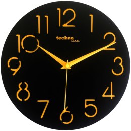 Zegar ścienny Technoline ORANGE is BLACK 29cm