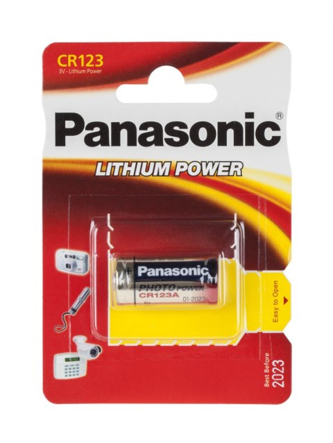 Bateria PANASONIC CR123 1szt/bl