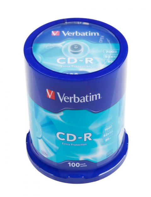 CD-R Verbatim 700MB EP 52x cake100szt.