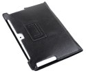 Etui czarne dedykowane do Samsung Galaxy Tab P5100 (skóra naturalna)