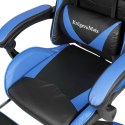 Fotel gamingowy Kruger&Matz Warrior GX-150 Czarno-niebieski