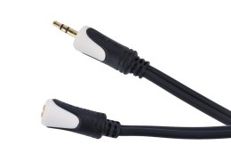 Kabel 3.5 wtyk stereo - 3.5 gniazdo stereo 1.8m Cabletech Basic Edition