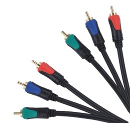 Kabel 3RCA-3RCA Component 1.8m Cabletech Basic Edition