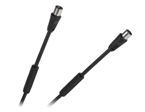 Kabel TV-Video czarny z filtrami 10m