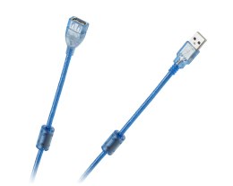 Kabel USB 2.0 Az -Am przedłużacz 10m ekran+filtr