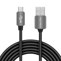 Kabel USB - micro USB wtyk-wtyk 0.2m Kruger&Matz