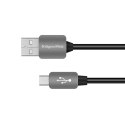 Kabel USB - micro USB wtyk-wtyk 1.0m Kruger&Matz