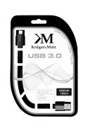 Kabel USB wtyk 3.0 - wtyk typu C 5 Gbps 1 m Kruger&Matz