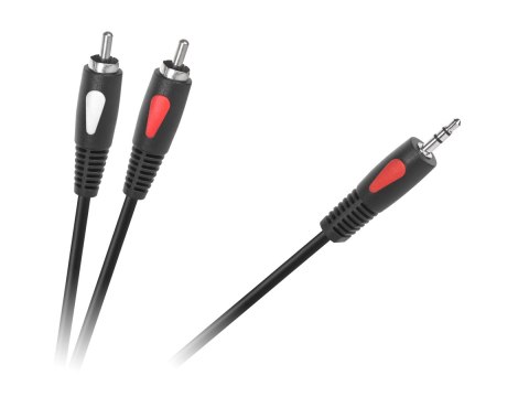 Kabel wtyk jack 3.5 - 2RCA 3.0m Cabletech Eco-Line