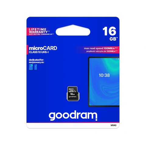 Karta pamięci microSD 16GB UHS-I Goodram