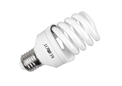 Kompaktowa lampa fluorescencyjna (świetlówka) spirala, 18W E27, 2700K