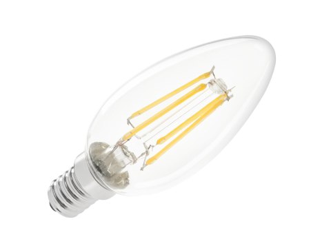 Lampa LED 4W świeca (filament) E14 3000K, 230V