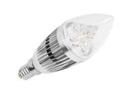 Lampa LED 5W, świeca, E14, 3000K, 230V
