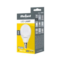 Lampa LED Rebel G45 8W, E14, 4000K, 230V