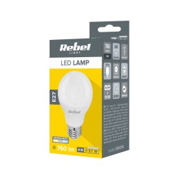 Lampa LED Rebel G45 8W, E27, 4000K, 230V