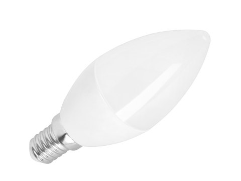 Lampa LED świeca 5W, E14 4000K, 230V