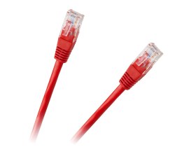 Patchcord kabel UTP 8c wtyk-wtyk 1,5m CCA czerwony cat.6e