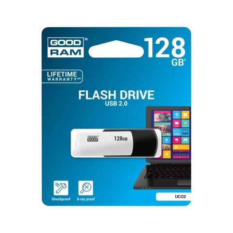 Pendrive Goodram USB 2.0 128GB czarno-biały