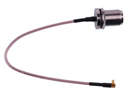 Pigtail /konektor MMCX / gniazdo N 20cm RG178