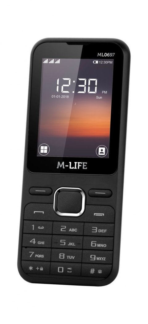 Telefon GSM M-Life ML697 czarny