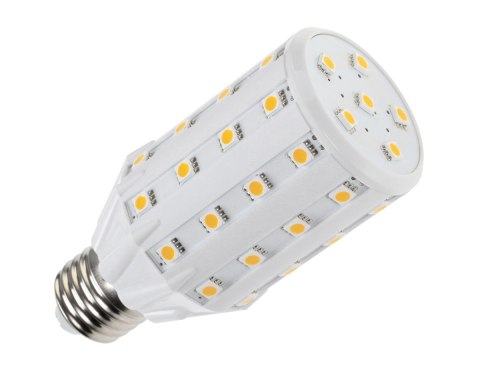 Żarówka 46 SMD,9,0W E27, ciepłe białe, 230V