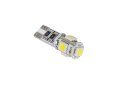 Żarówka samochodowa LED T10 (Canbus) - 5x SMD5050, biała