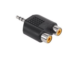 Złącze Jack 3.5-2xGN.RCA Cabletech