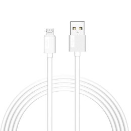 KABEL T-PHOX NETS MICRO USB WHITE 2.4A ; PVC ; 2M