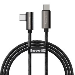 KABEL BASEUS LEGEND USB-C/USB-C PD 100W 1M 5A CZARNY/BLACK ELBOW