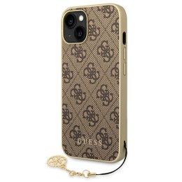 GUESS IPHONE 14 PLUS CHARMS COLLECTION GUHCP14MGF4GBR BRĄZOWY/BROWN