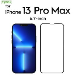 SZKŁO T-PHOX 5D iPHONE 13 PRO MAX/ 14 PLUS BLACK FULL GLUE