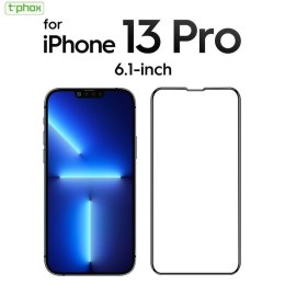 SZKŁO T-PHOX 5D iPHONE 13/13 PRO/14 BLACK FULL GLUE