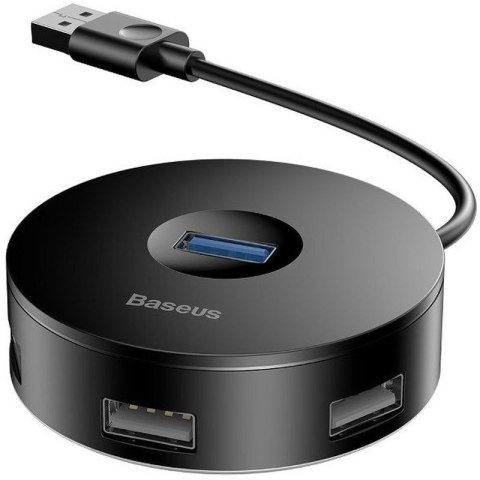 HUB BASEUS ROUND 4IN1 USB 3.0 BLACK