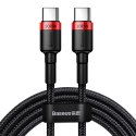 KABEL BASEUS CAFULE PD USB FOR TYPE-C/C 2M 100W 5A RED/BLACK