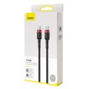 KABEL BASEUS CAFULE PD USB FOR TYPE-C/C 2M 100W 5A RED/BLACK