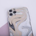 ETUI MARMUR WAVE XIAOMI Mi 11 LITE 4G/5G 11 LITE 5G NE, WHITE-GOLD / BIAŁO-ZŁOTY