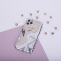 ETUI MARMUR WAVE XIAOMI Mi 11 LITE 4G/5G 11 LITE 5G NE, WHITE-GOLD / BIAŁO-ZŁOTY