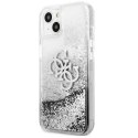 GUESS IPHONE 13 MINI BIG LIQUID GLITTER GUHCP13SLG4GSI SILVER/SREBRNY