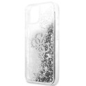 GUESS IPHONE 13 MINI BIG LIQUID GLITTER GUHCP13SLG4GSI SILVER/SREBRNY