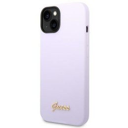 GUESS IPHONE 14 PLUS VINTAGE GOLD LOGO GUHCP14MSLSMU FIOLET/PURPLE