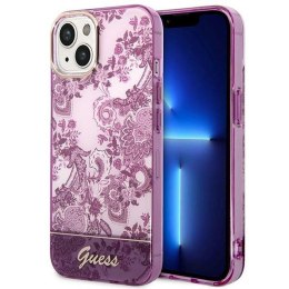 GUESS IPHONE 14 PORCELAIN COLLECTION GUHCP14SHGPLHF FUCHSIA