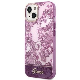 GUESS IPHONE 14 PORCELAIN COLLECTION GUHCP14SHGPLHF FUCHSIA