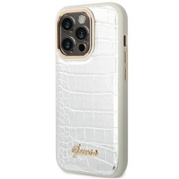 GUESS IPHONE 14 PRO CROCO COLLECTION GUHCP14LHGCRHS SREBRNY/SILVER