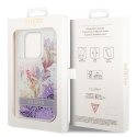 GUESS IPHONE 14 PRO FLOWER LIQUID GLITTER GUHCP14LLFLSU FIOLET/PURPLE