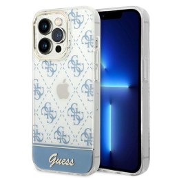 GUESS IPHONE 14 PRO MAX PATTERN SCRIPT GUHCP14XHG4MHB NIEBIESKI/BLUE