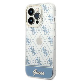 GUESS IPHONE 14 PRO MAX PATTERN SCRIPT GUHCP14XHG4MHB NIEBIESKI/BLUE