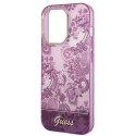 GUESS IPHONE 14 PRO PORCELAIN COLLECTION GUHCP14LHGPLHF FUCHSIA