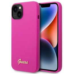 GUESS IPHONE 14 VINTAGE GOLD LOGO GUHCP14SSLSMF FUKSJA/FUCHSIA